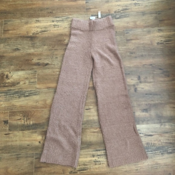 𝅺**NWT** SKIMS Cozy Knit Pants Camel XXS/XS - Picture 10 of 12